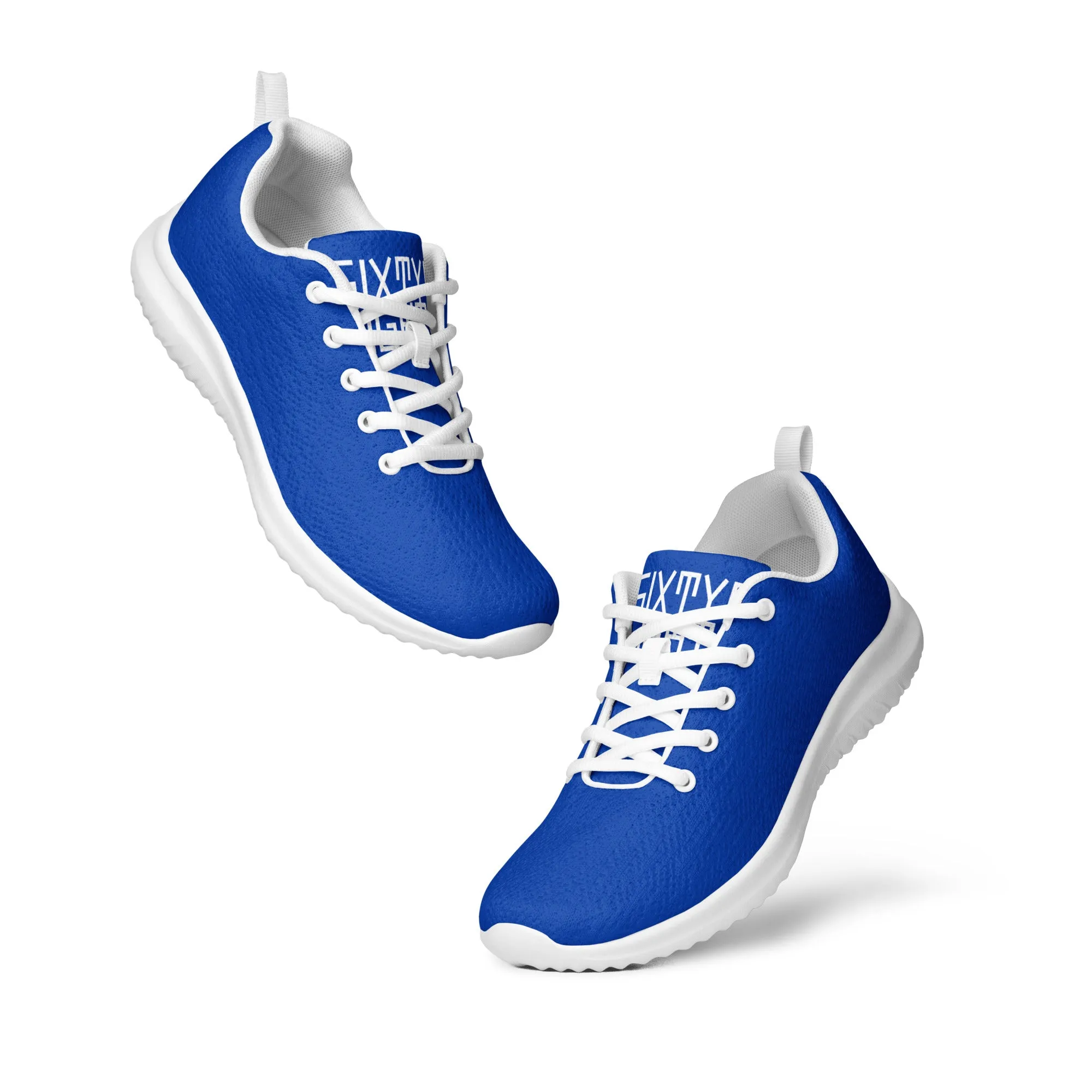 Sixty Eight 93 Logo White Blue Women’s Athletic Shoes