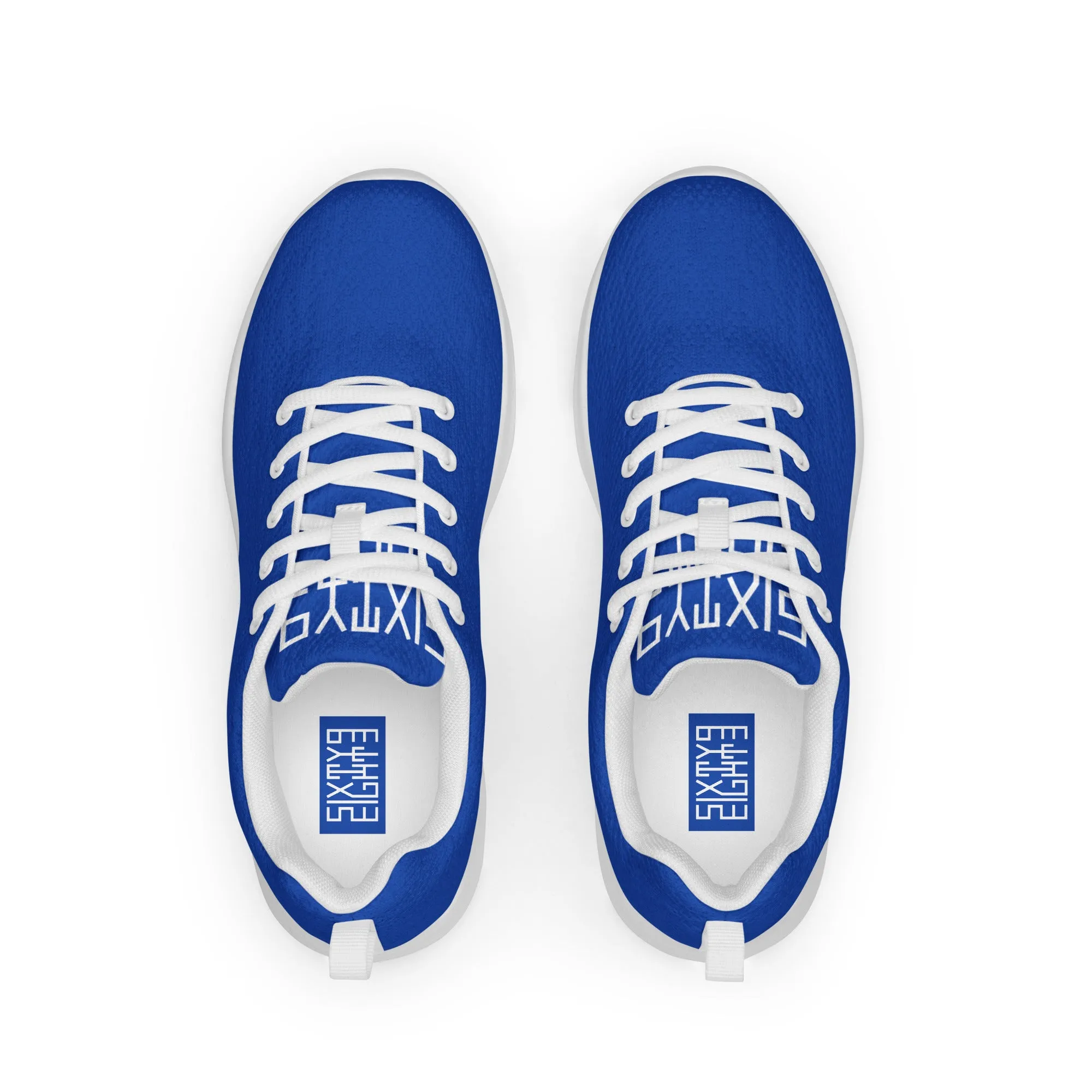 Sixty Eight 93 Logo White Blue Women’s Athletic Shoes