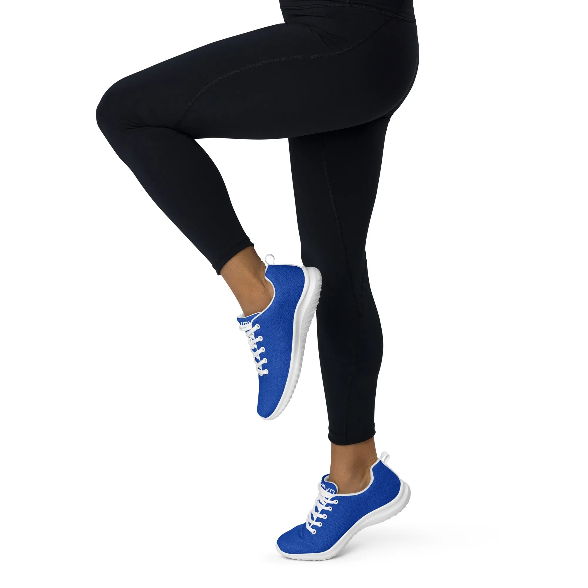 Sixty Eight 93 Logo White Blue Women’s Athletic Shoes