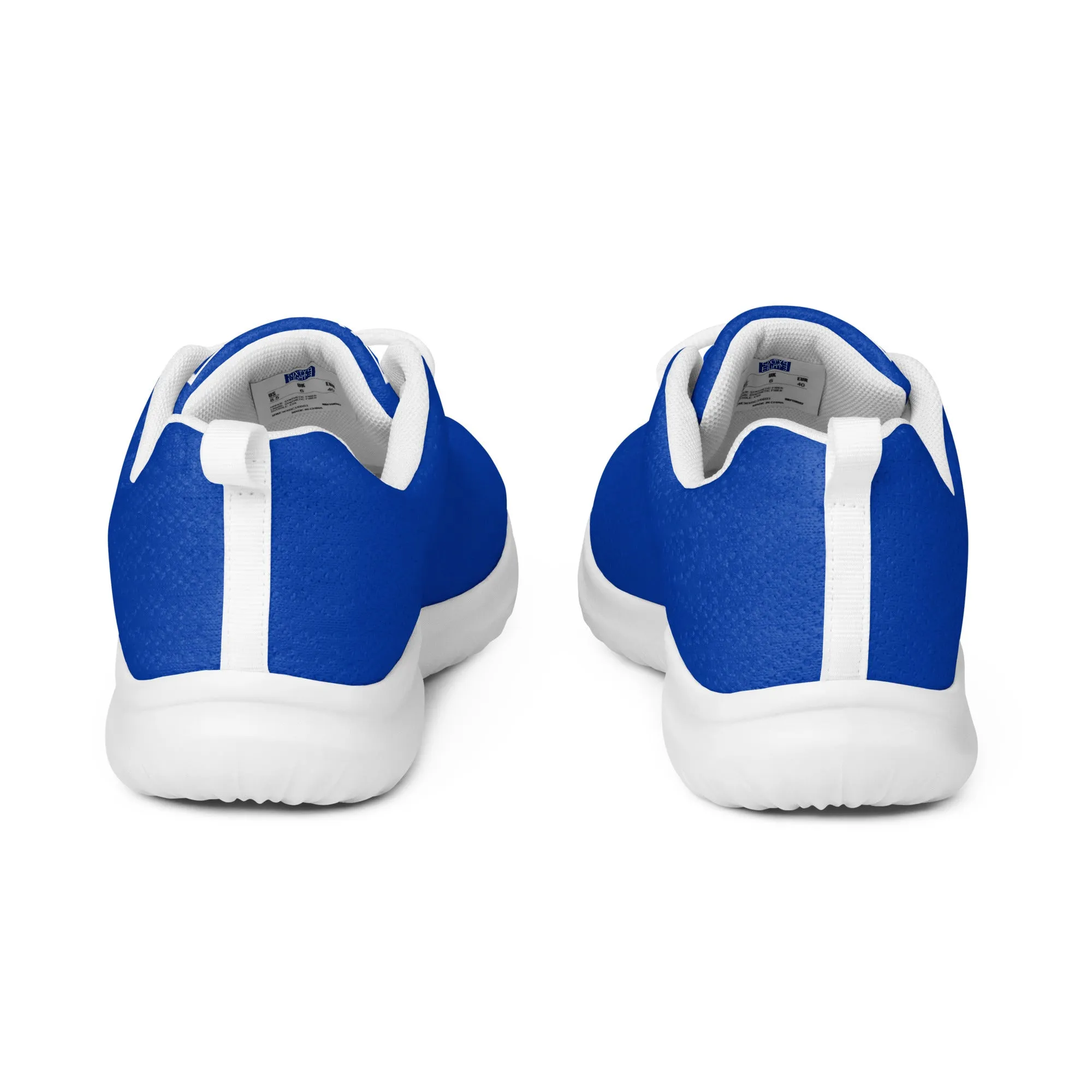 Sixty Eight 93 Logo White Blue Women’s Athletic Shoes