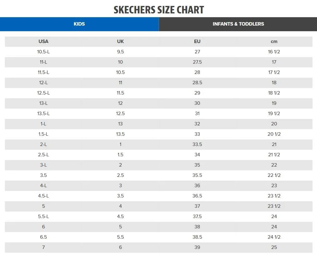 Skechers (GAR302409L) Childrens Sports Go Run Consistent Vibrant Dash Shoes in UK 1.5 to 13.5