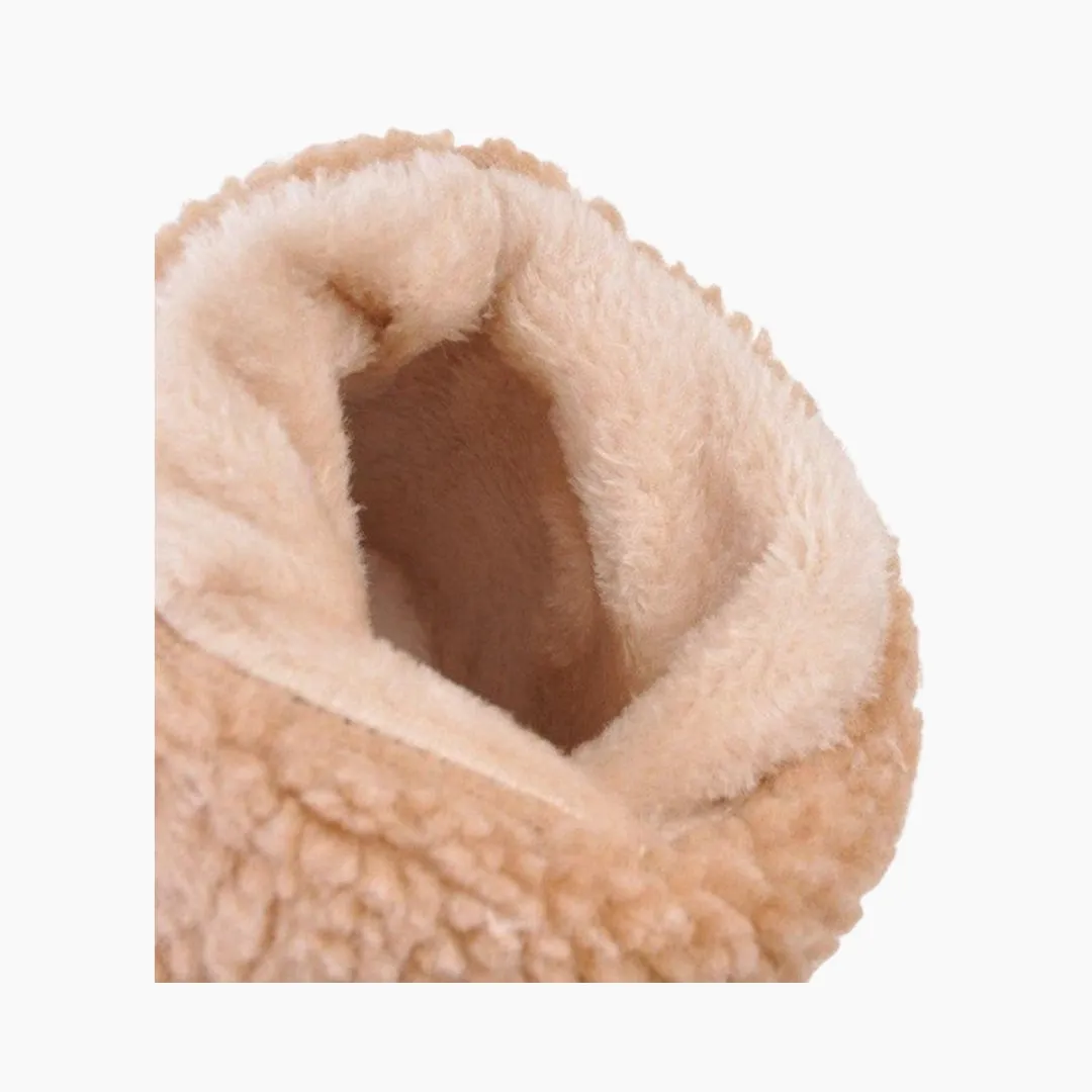 Slip-On, Round Toe : Winter Boots for Women