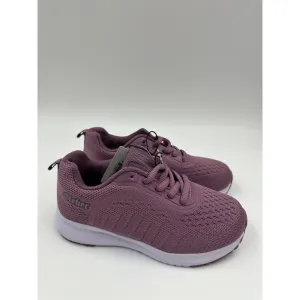 Small Kid Size 13, Purple Sneaker, White Sole & Laces with a Plum Purple Color