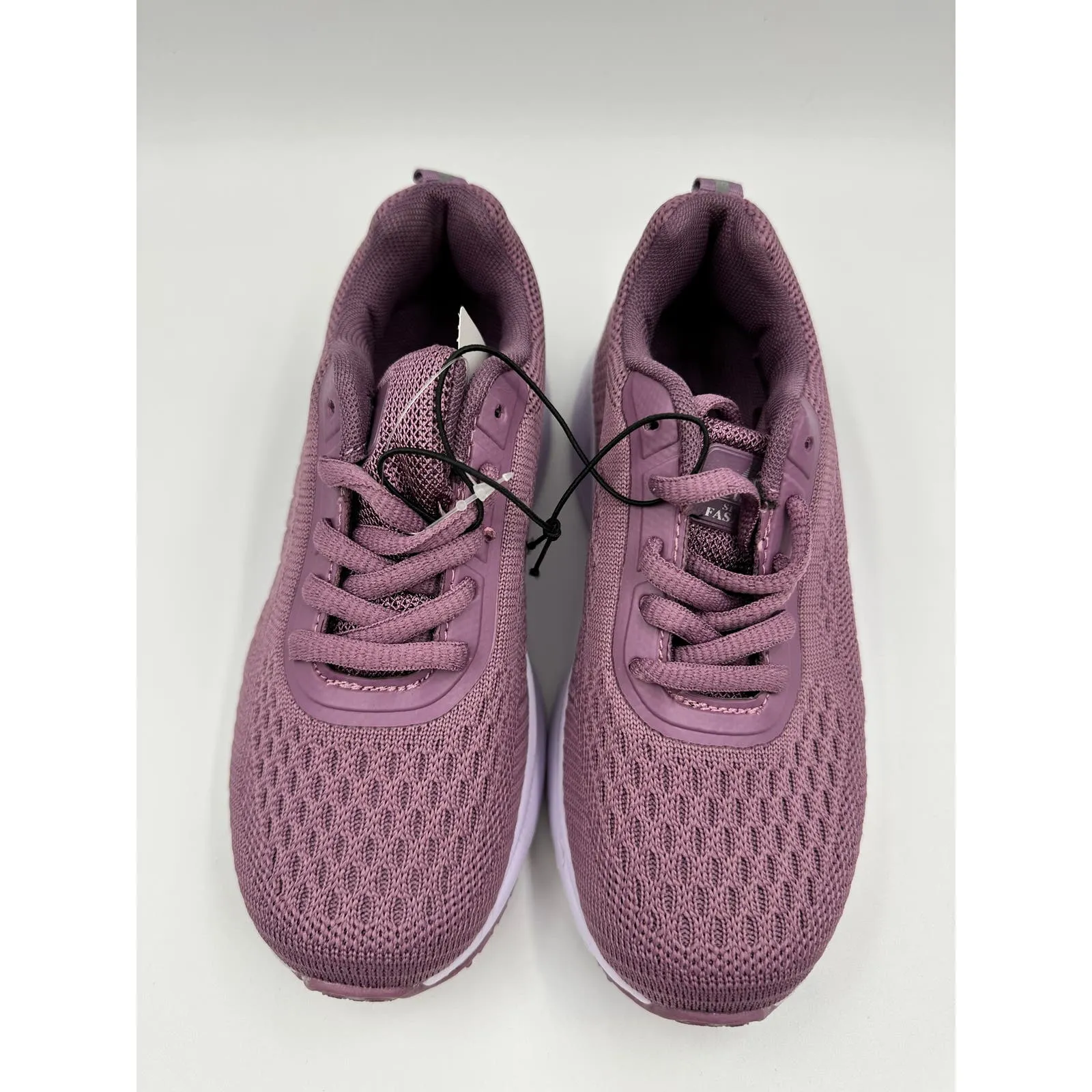 Small Kid Size 13, Purple Sneaker, White Sole & Laces with a Plum Purple Color