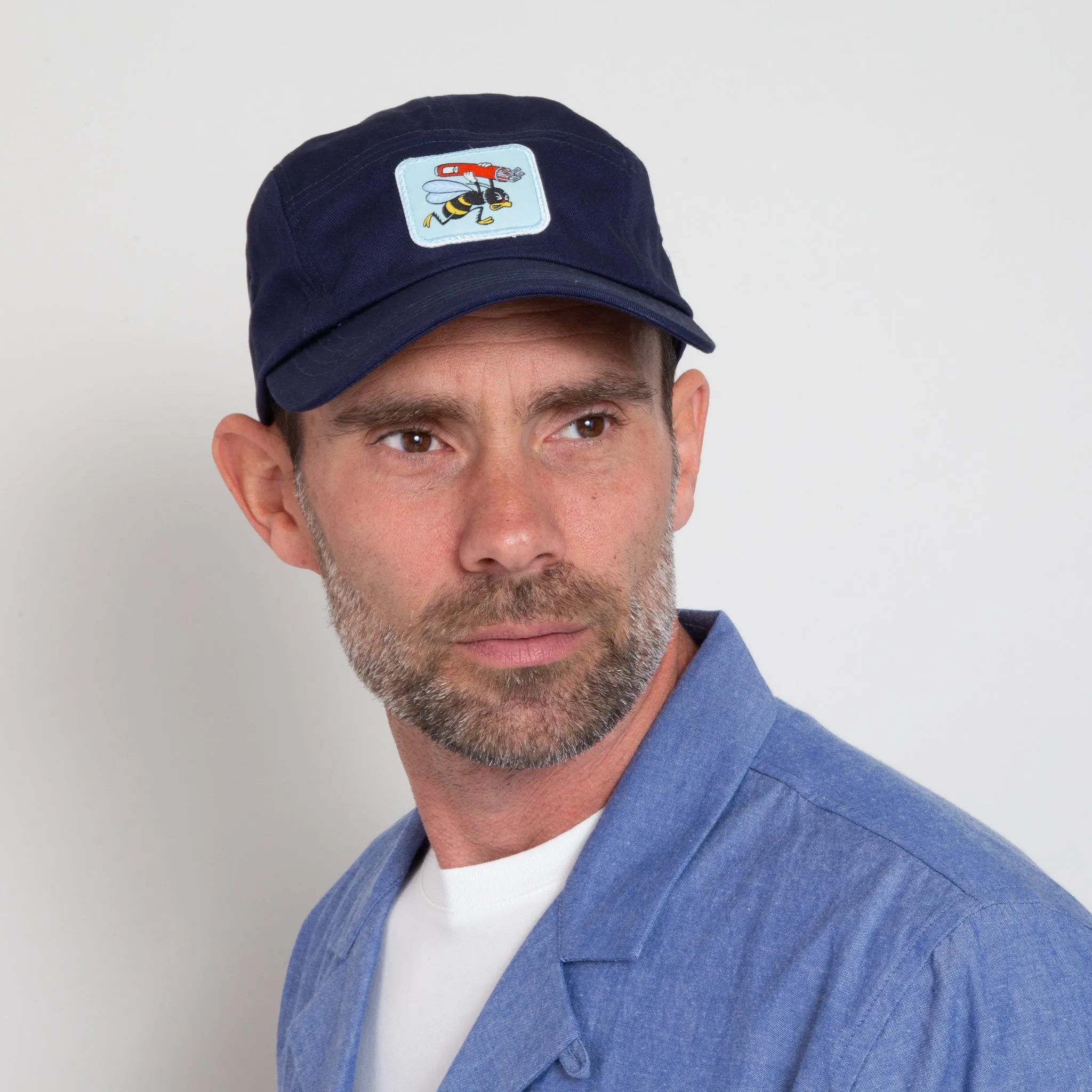 Sounder x Random Golf Club Five Panel Cap in Navy