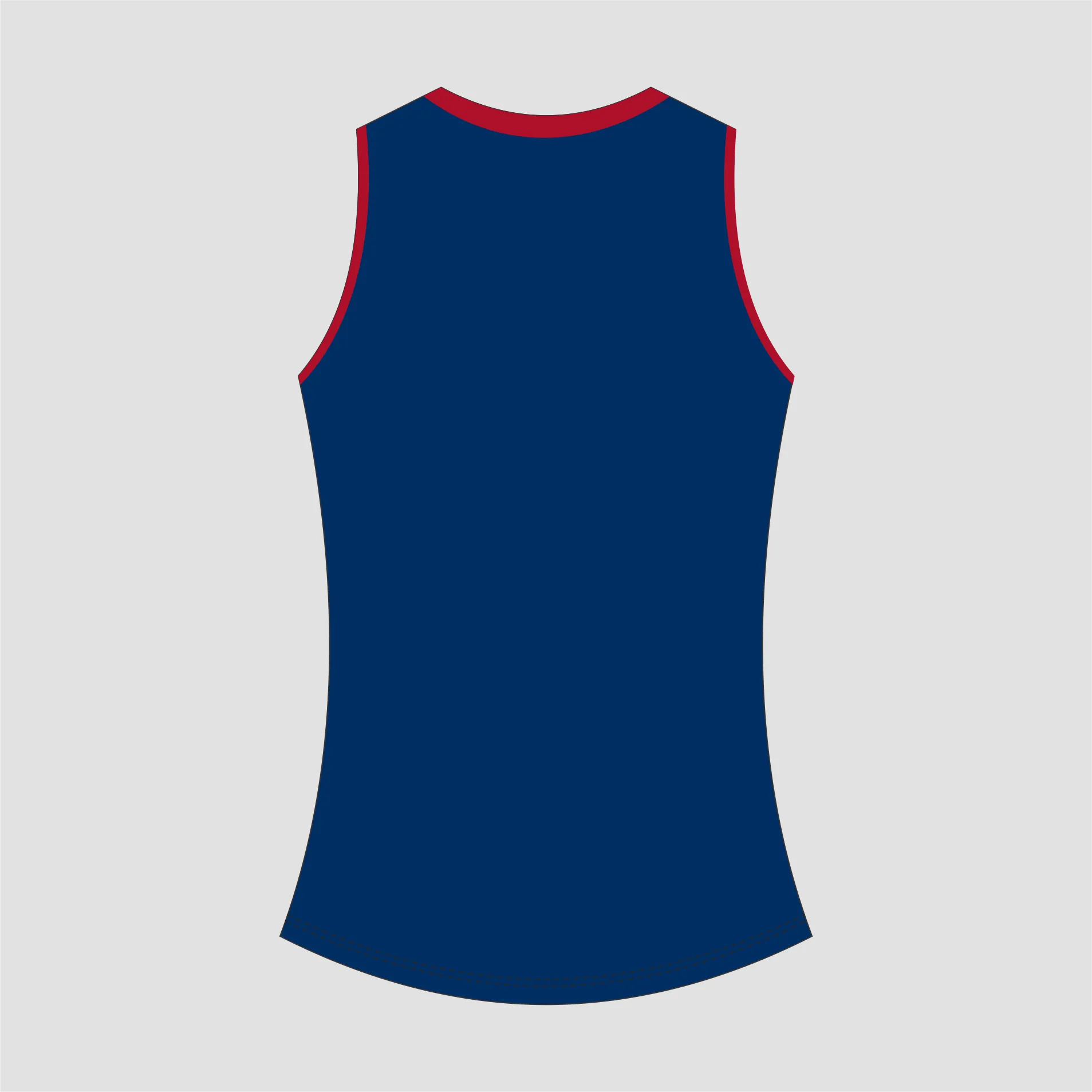 SSSA GOLF EVENT SINGLET NAVY RED