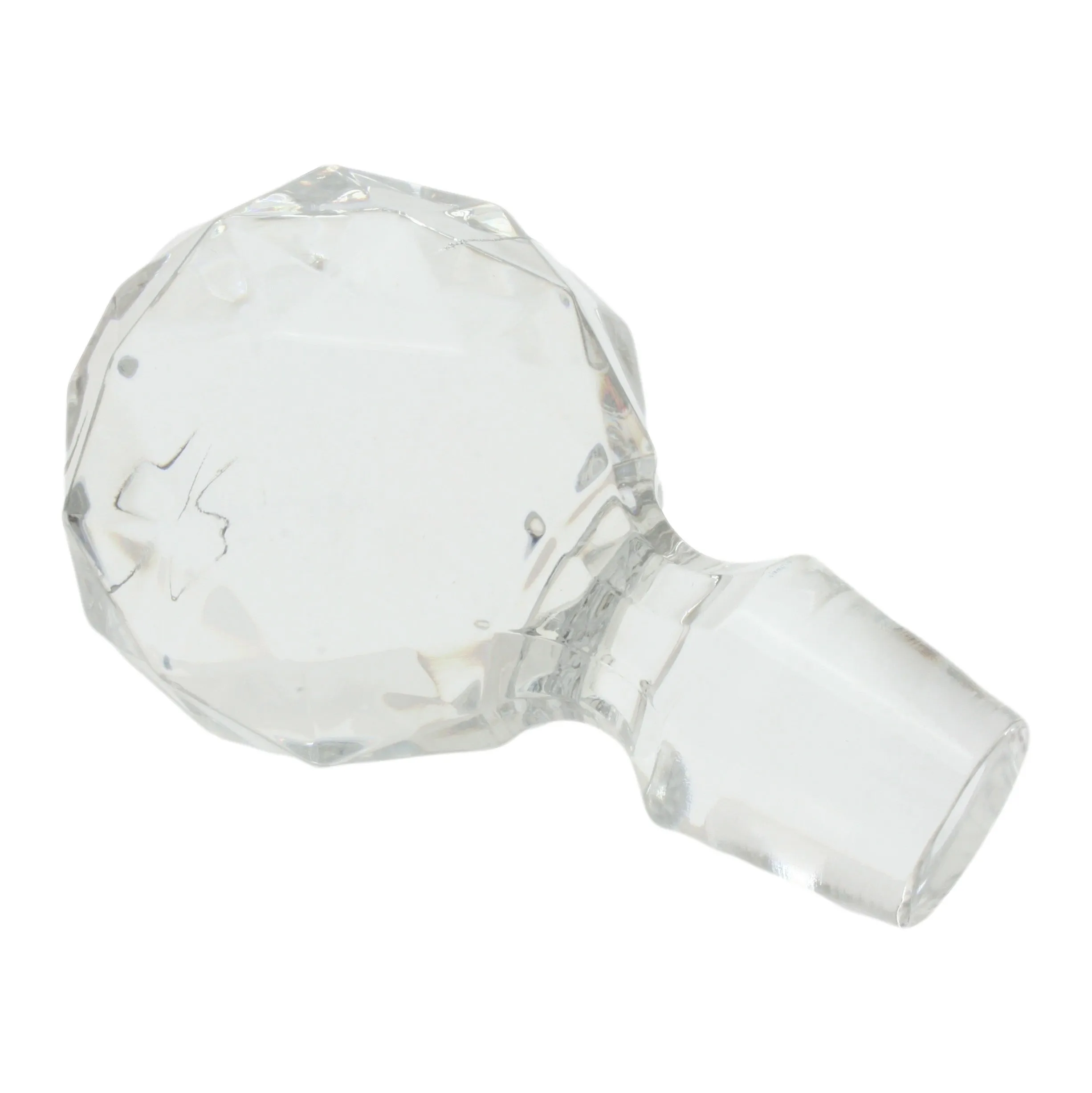 Stag Cut Crystal Glass Decanter With Golf Ball or Square Stopper