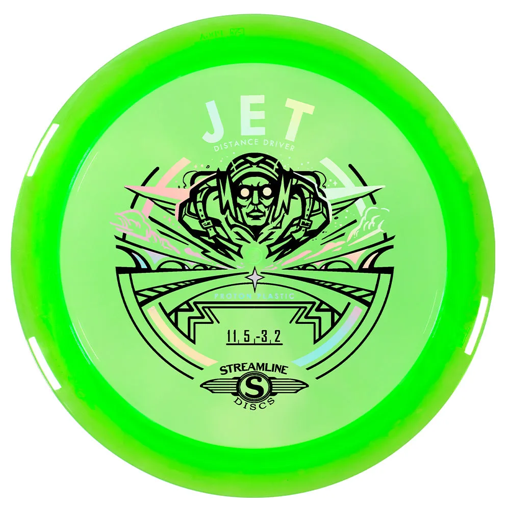 Streamline Proton Jet Disc