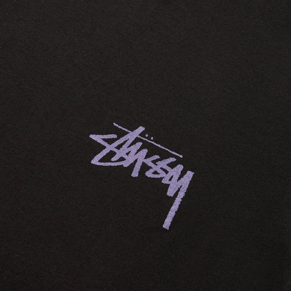 Stussy Skate Posse Pigment Dyed Tee Black