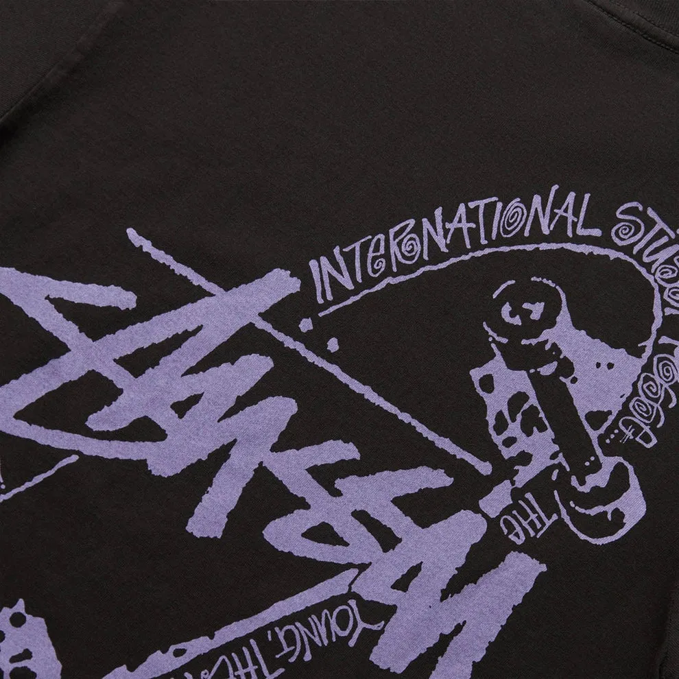 Stussy Skate Posse Pigment Dyed Tee Black