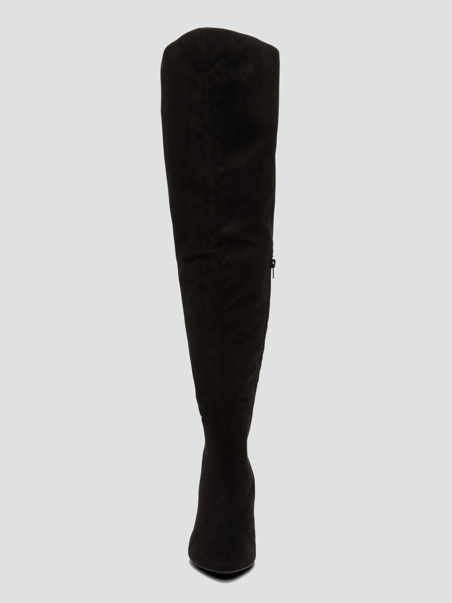 Suidi Faux Suede Thigh-High Boots - Nadia x FTF