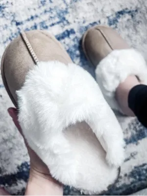 Tan Essential Slippers w/Hard Sole - #8054-8057