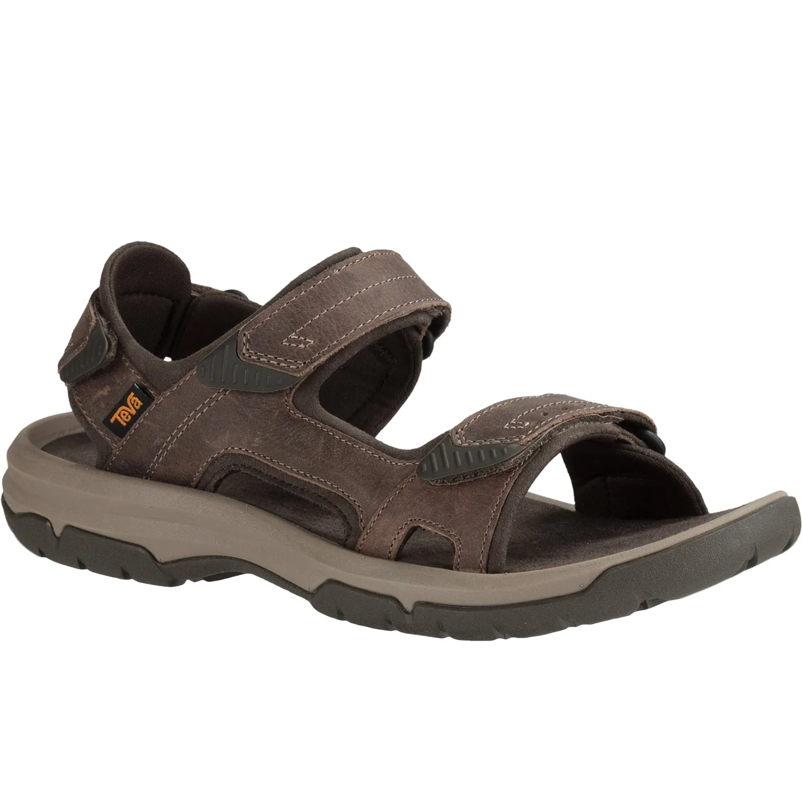 Teva Mens Langdon Walking Sandals  - Walnut