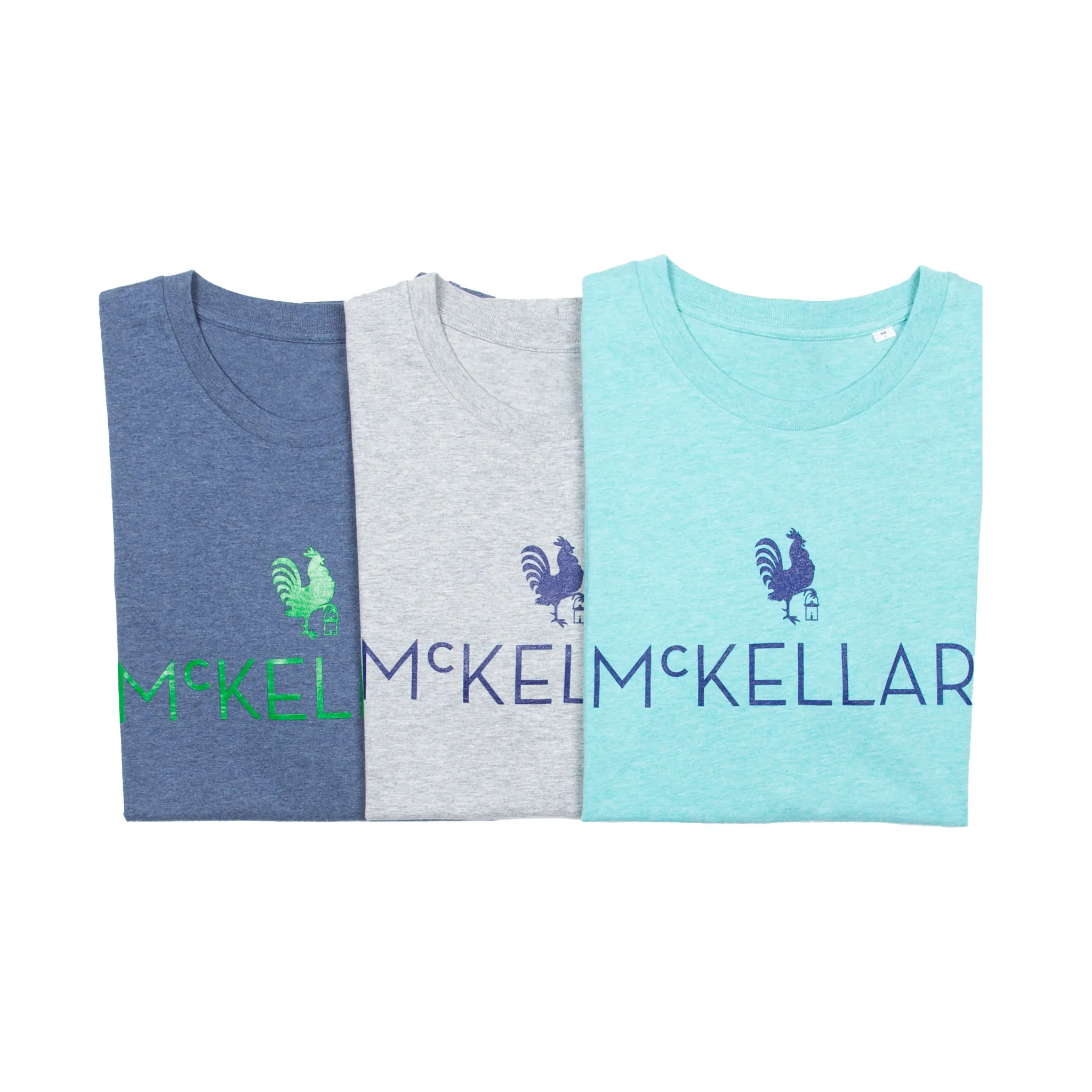 The McKellar T-Shirt - Heathered Blue
