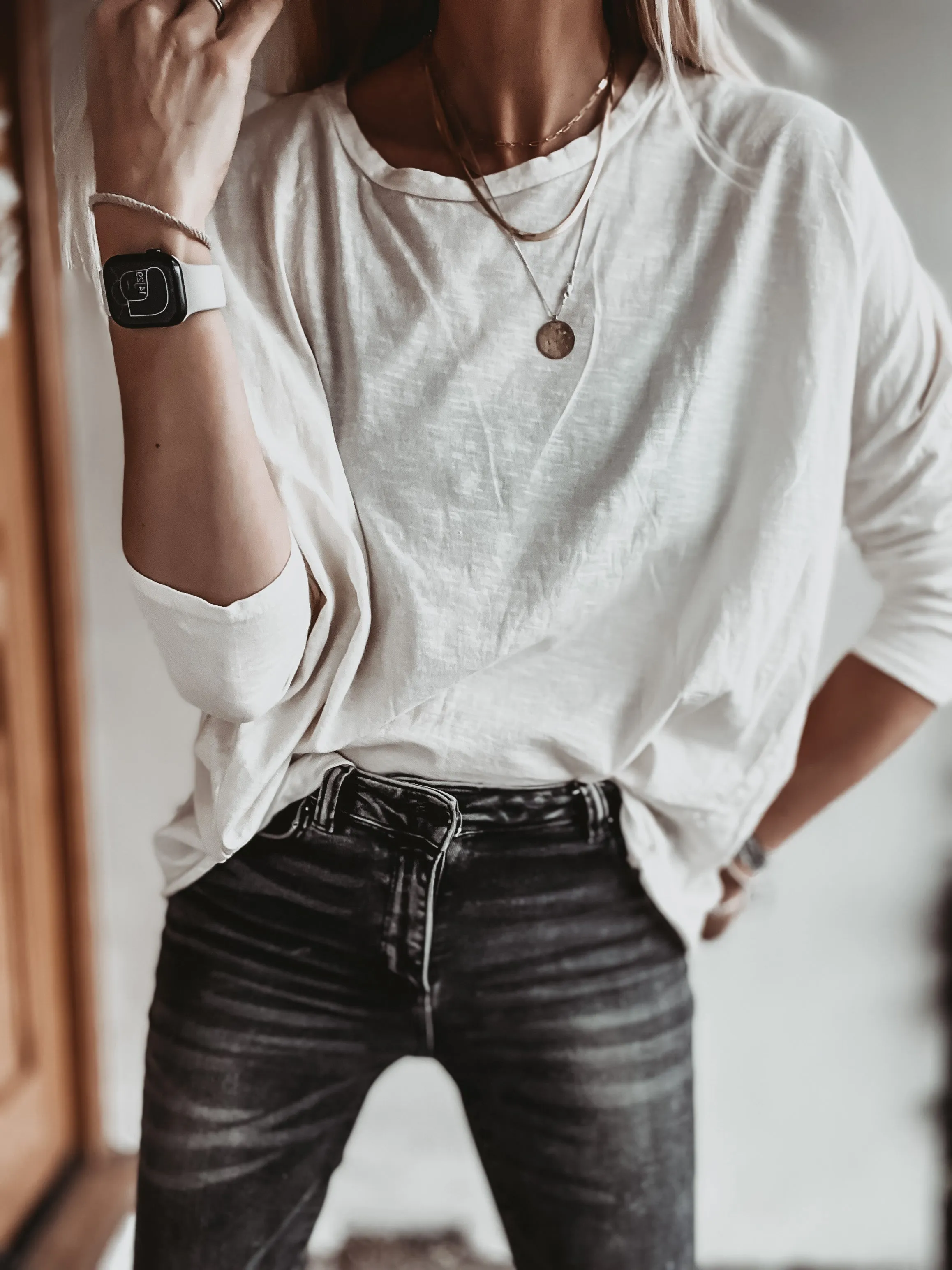 THE PERFECT WHITE LONG SLEEVED TEE *new*