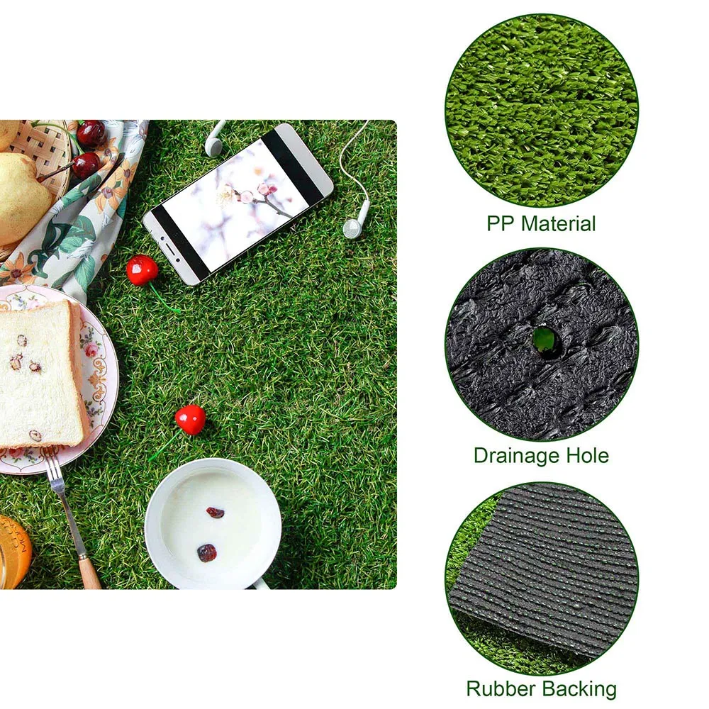 TheLAShop 33x6ft Artificial Grass Rug Pet Turf Landscape Fake Lawn (2x)33x3ft