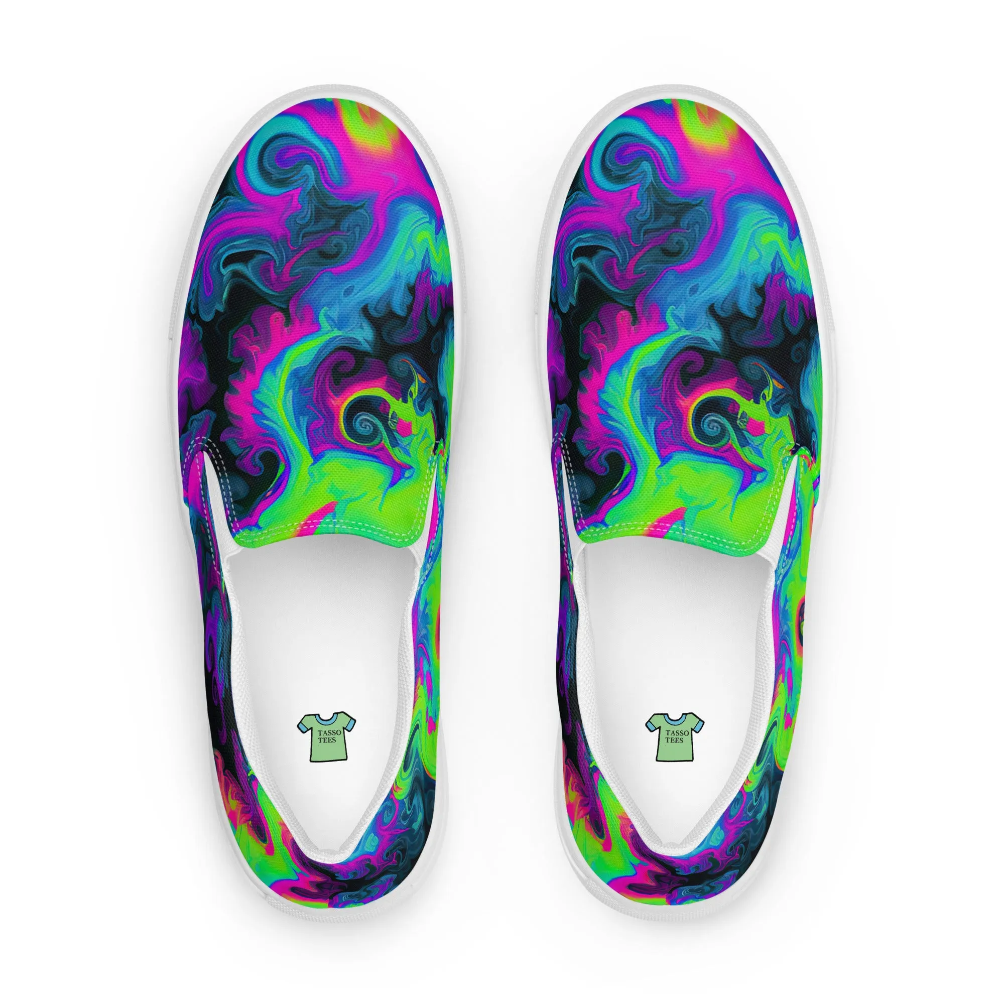 Tie Dye Women’s slip-on canvas shoes