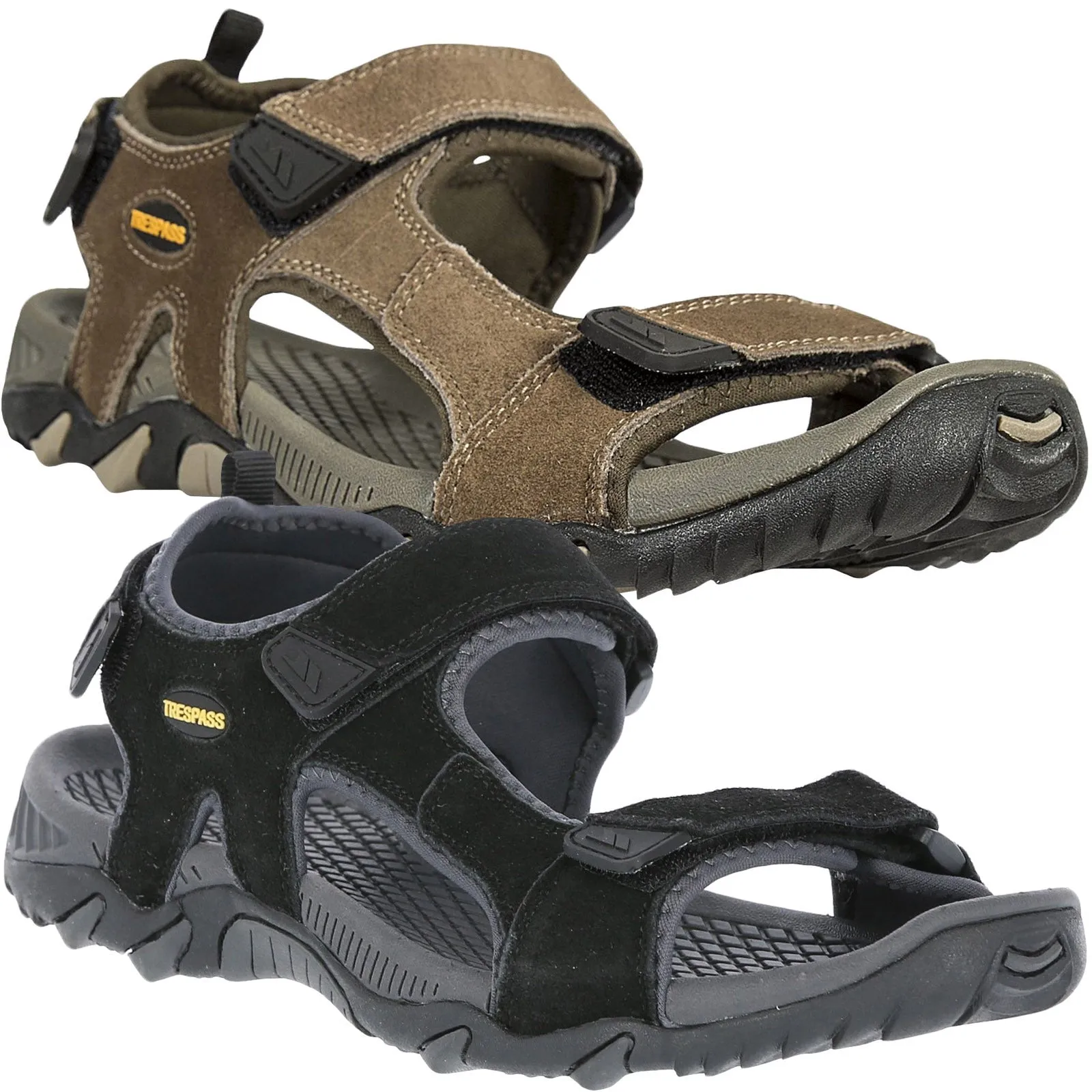 Trespass Mens Belay Suede Walking Sandals