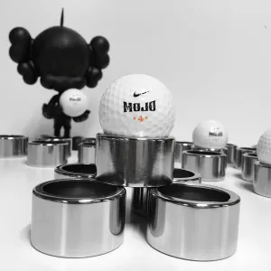 Ultra Premium Polished Autographed Golf Ball Display Autograph Steel Stand