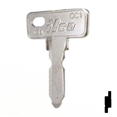 Uncut Key Blank | Club Car | CC1