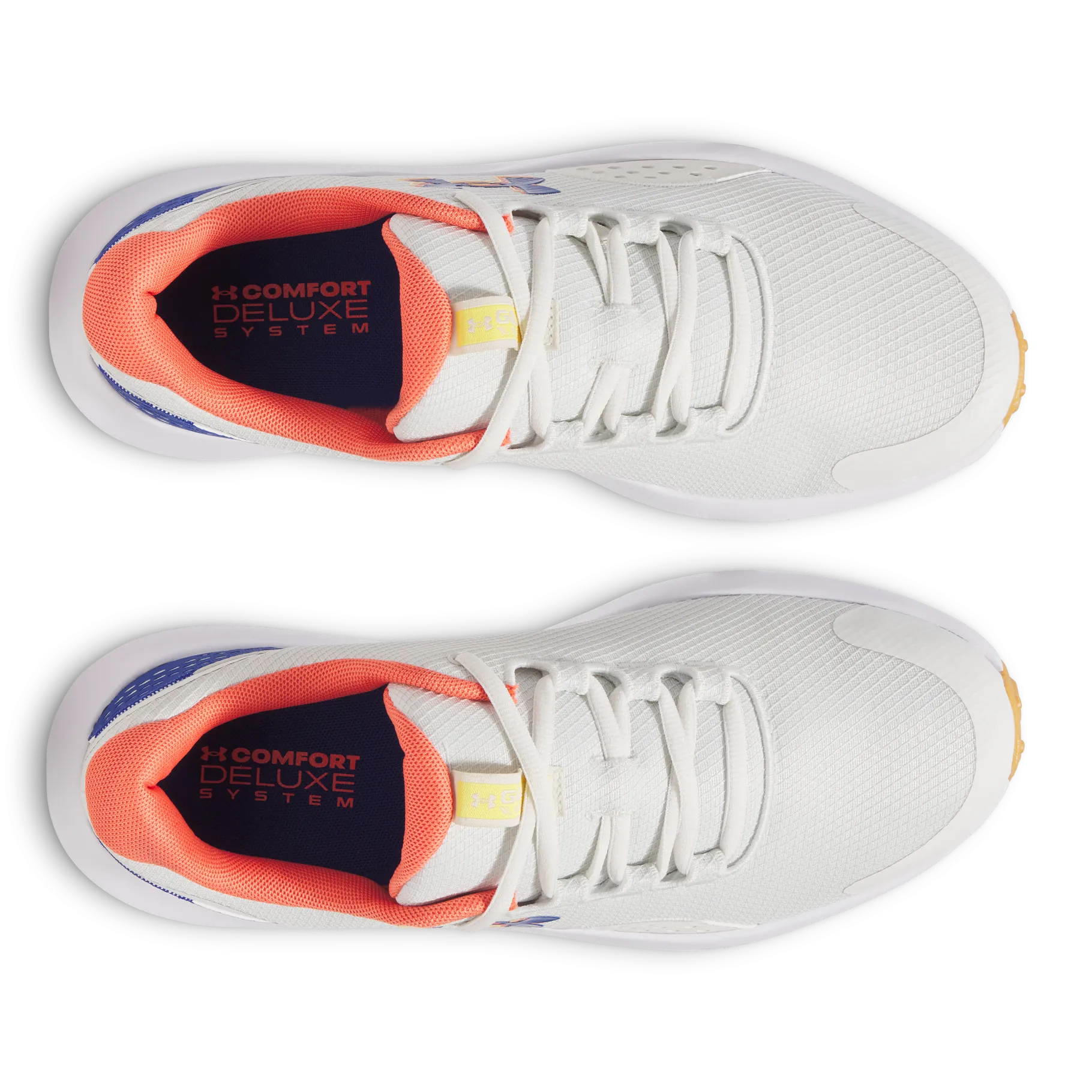Under Armour Surge Spikeless Golf Shoes - White Clay/Royalte