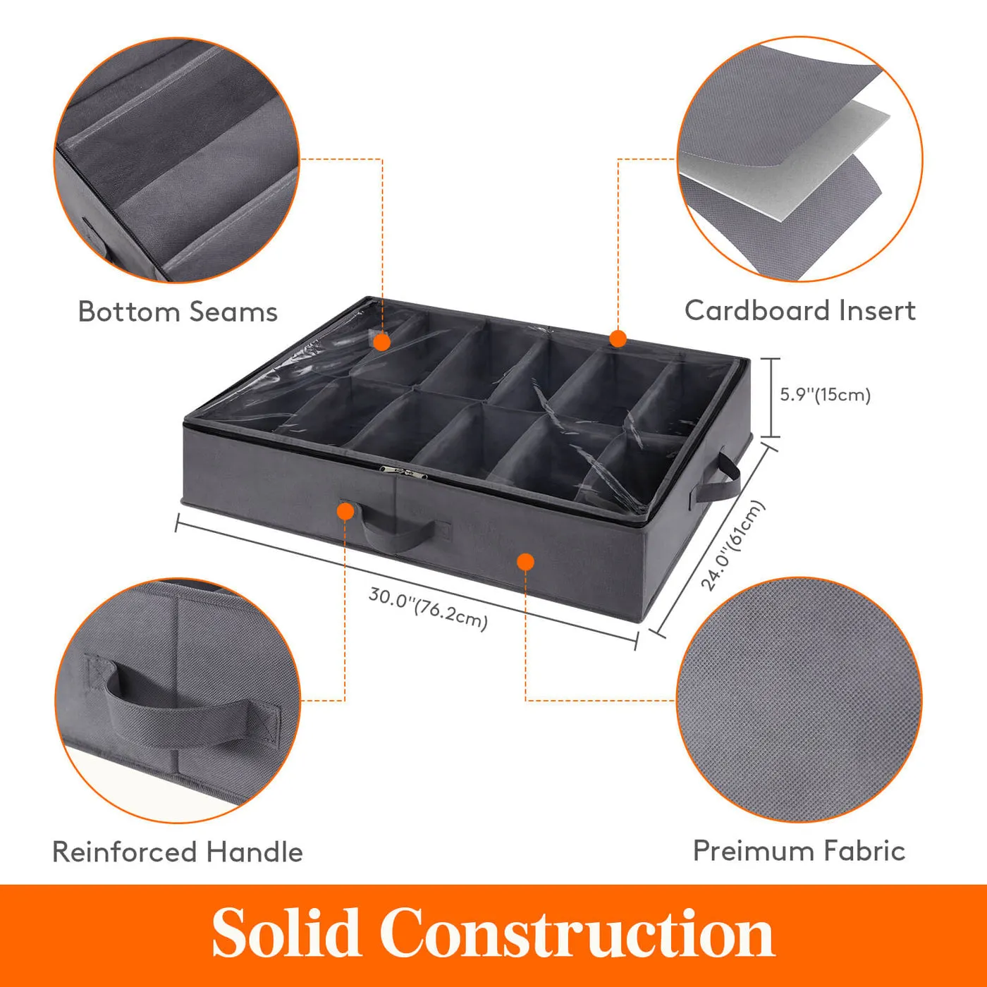 Under Bed Shoe Storage Organizer