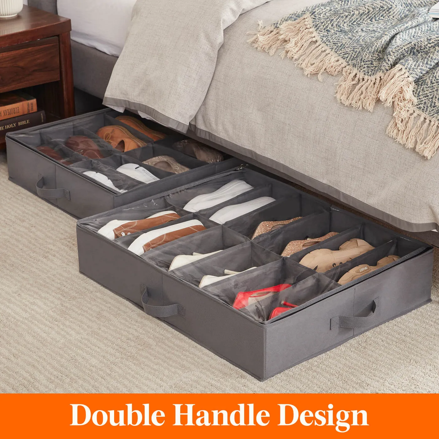Under Bed Shoe Storage Organizer