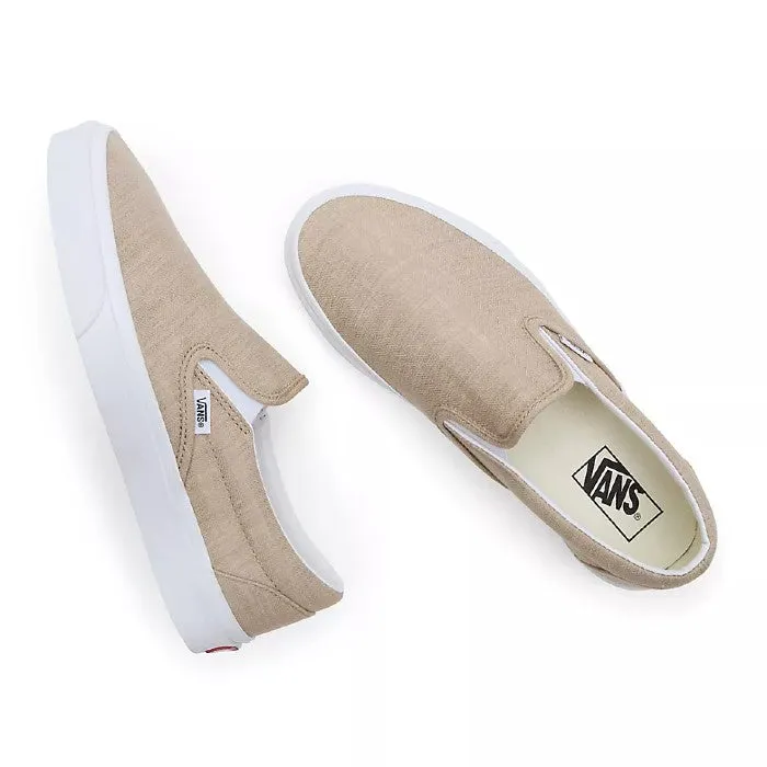 VANS CLASSIC SLIP-ON SUMMER LINEN SCHOENEN - INCENSE