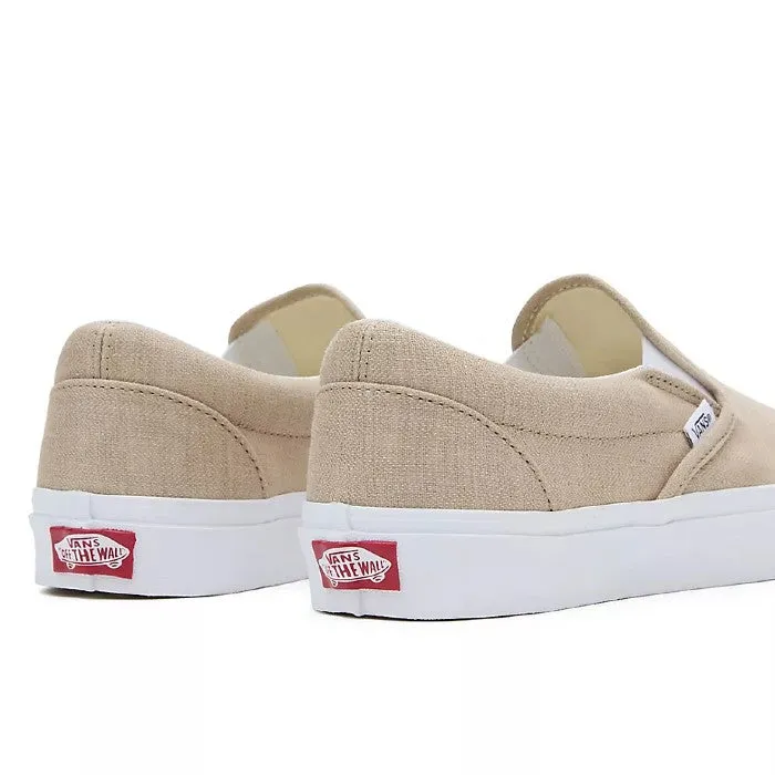VANS CLASSIC SLIP-ON SUMMER LINEN SCHOENEN - INCENSE