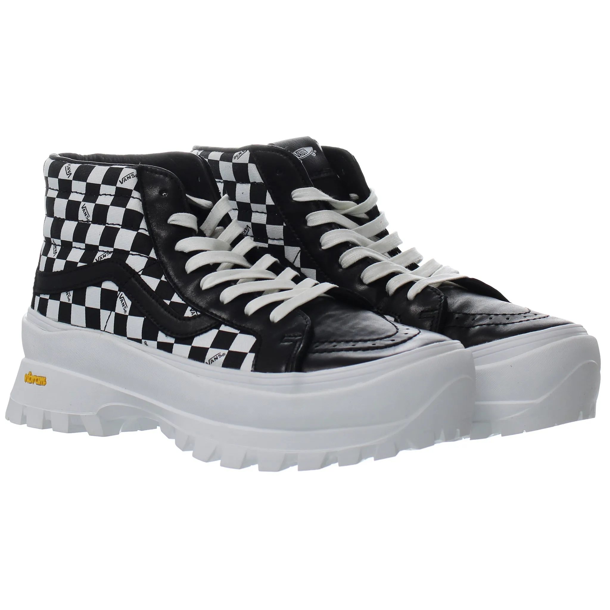 Vans SK8-Hi Vibram Lx Mens White/Black Boots