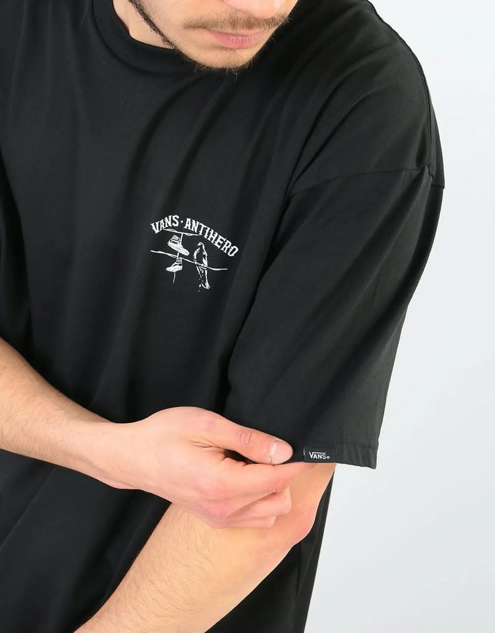 Vans x Anti Hero On the Wire T-Shirt - Black