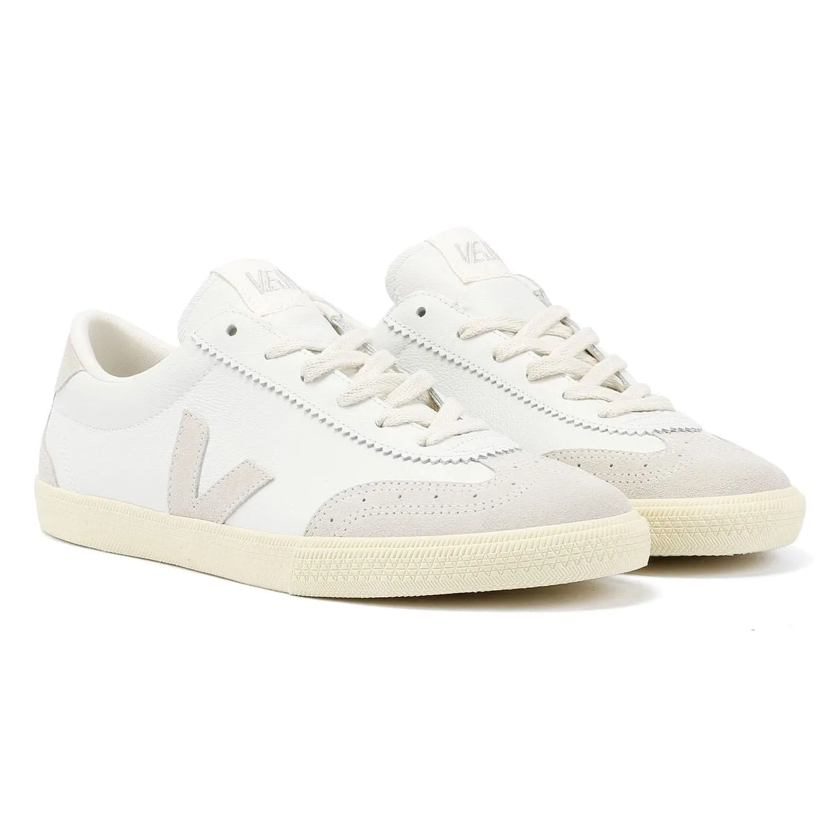 Veja Volley Leather Men's White / Natural Trainers