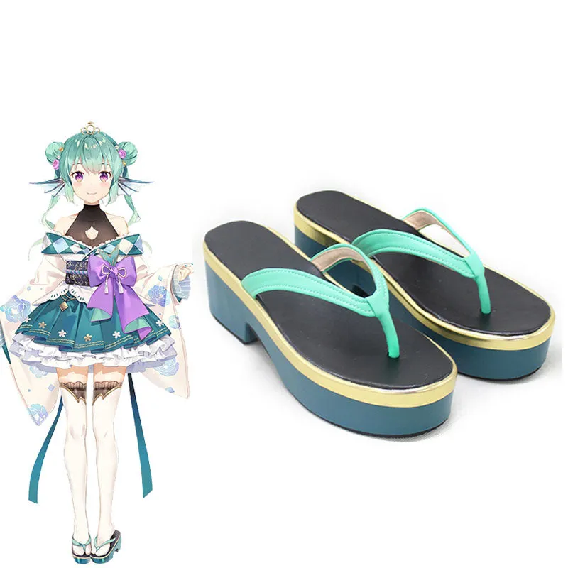 Virtual YouTuber Nijisanji LazuLight January 2022 Finana Ryugu Cosplay Shoes