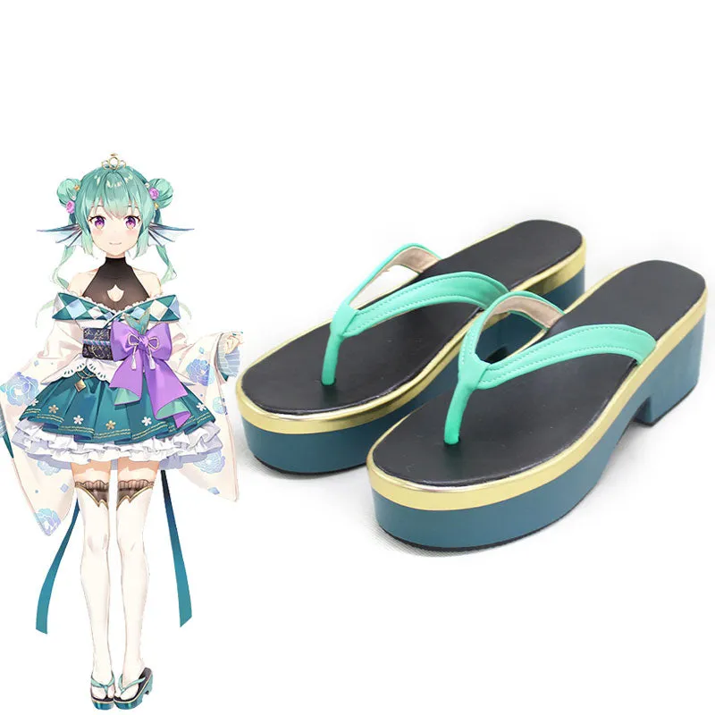 Virtual YouTuber Nijisanji LazuLight January 2022 Finana Ryugu Cosplay Shoes
