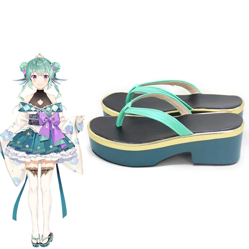 Virtual YouTuber Nijisanji LazuLight January 2022 Finana Ryugu Cosplay Shoes