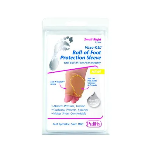 Visco-GEL Ball-of-Foot Protection Sleeve Small Left