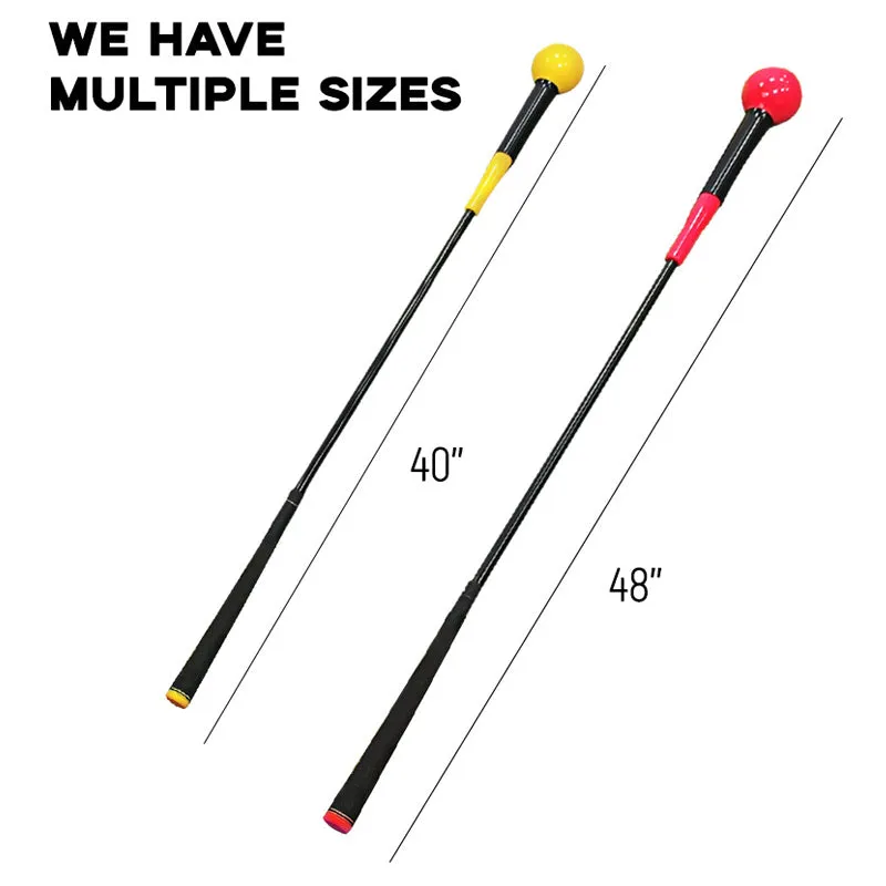 Warm Up Golf Swing Training Aid for Strength Flexibility and Tempo Training