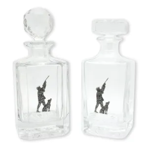 Whiskey Glass Decanter Game Shooter & Gundog