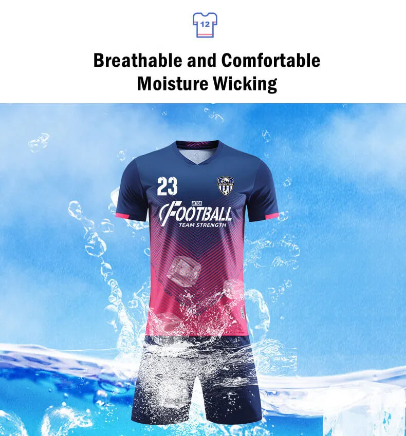 White Mint Football Training Uniform Kids Sports Wear