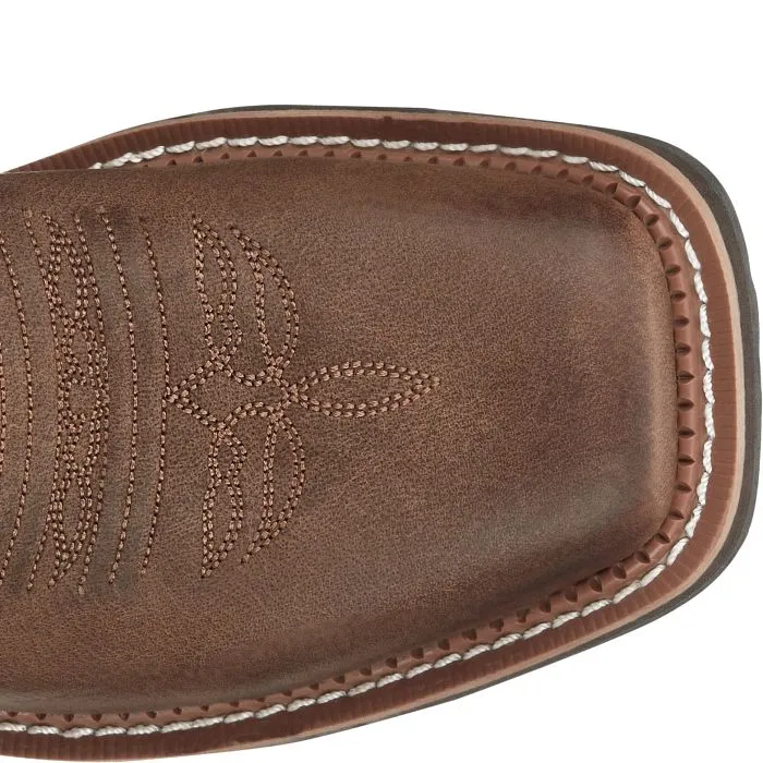 Women's Justin Ema Dark Tan Square Toe Boot