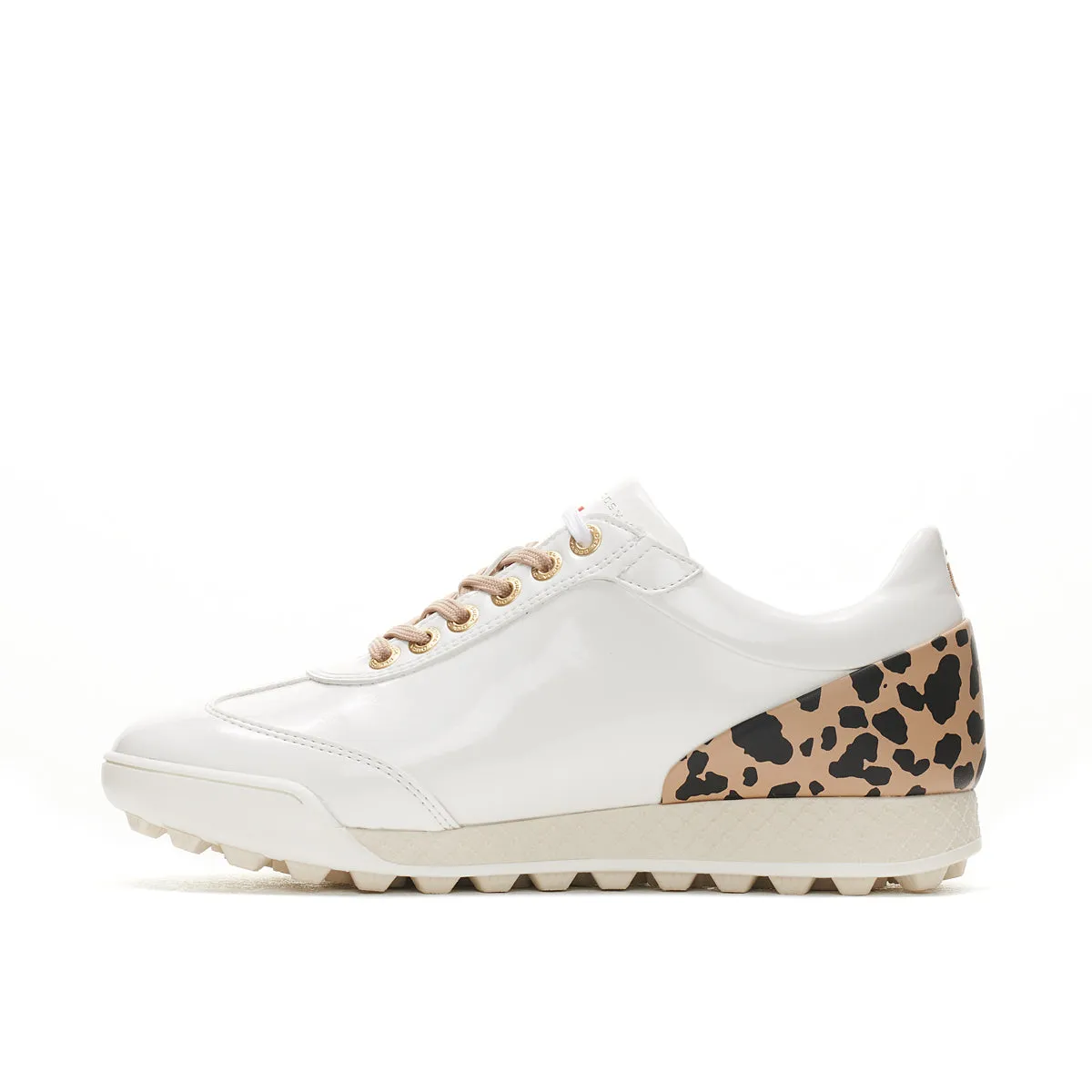 WOMEN'S KING CHEETAH WHITE GOLF SHOE