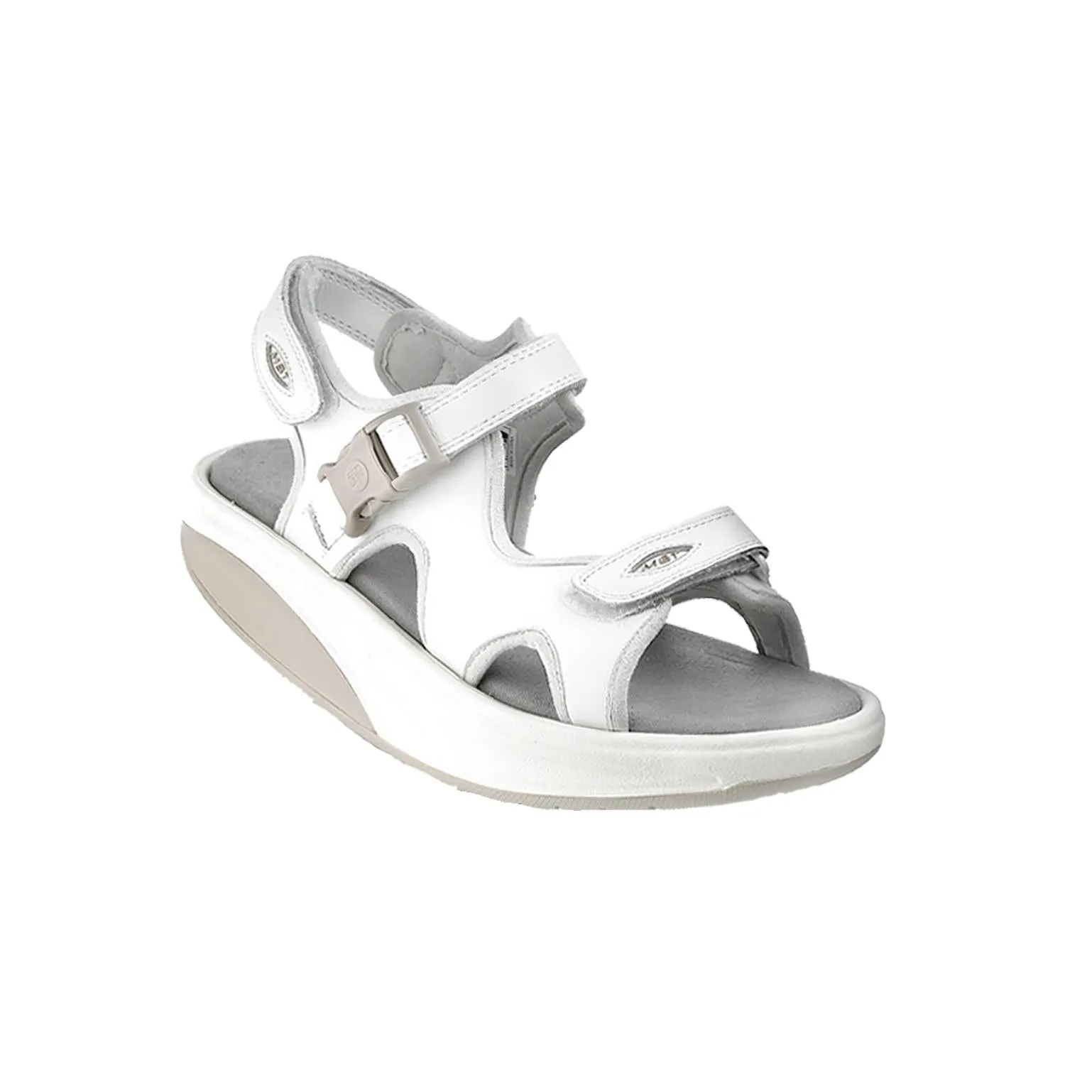 Women's MBT Kisumu 3S White Leather