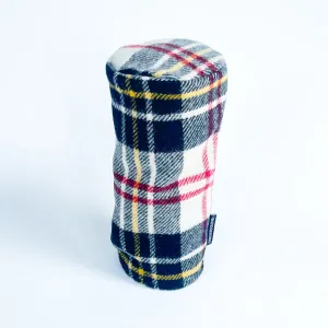 Wool Driver Headcover - Black White Yellow Red Plaid