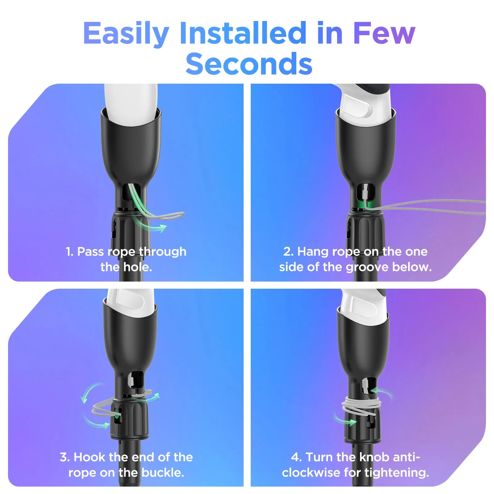 YOGES VR Q10 Golf Handle Attachment Compatible with Meta Oculus Quest 2 Controller