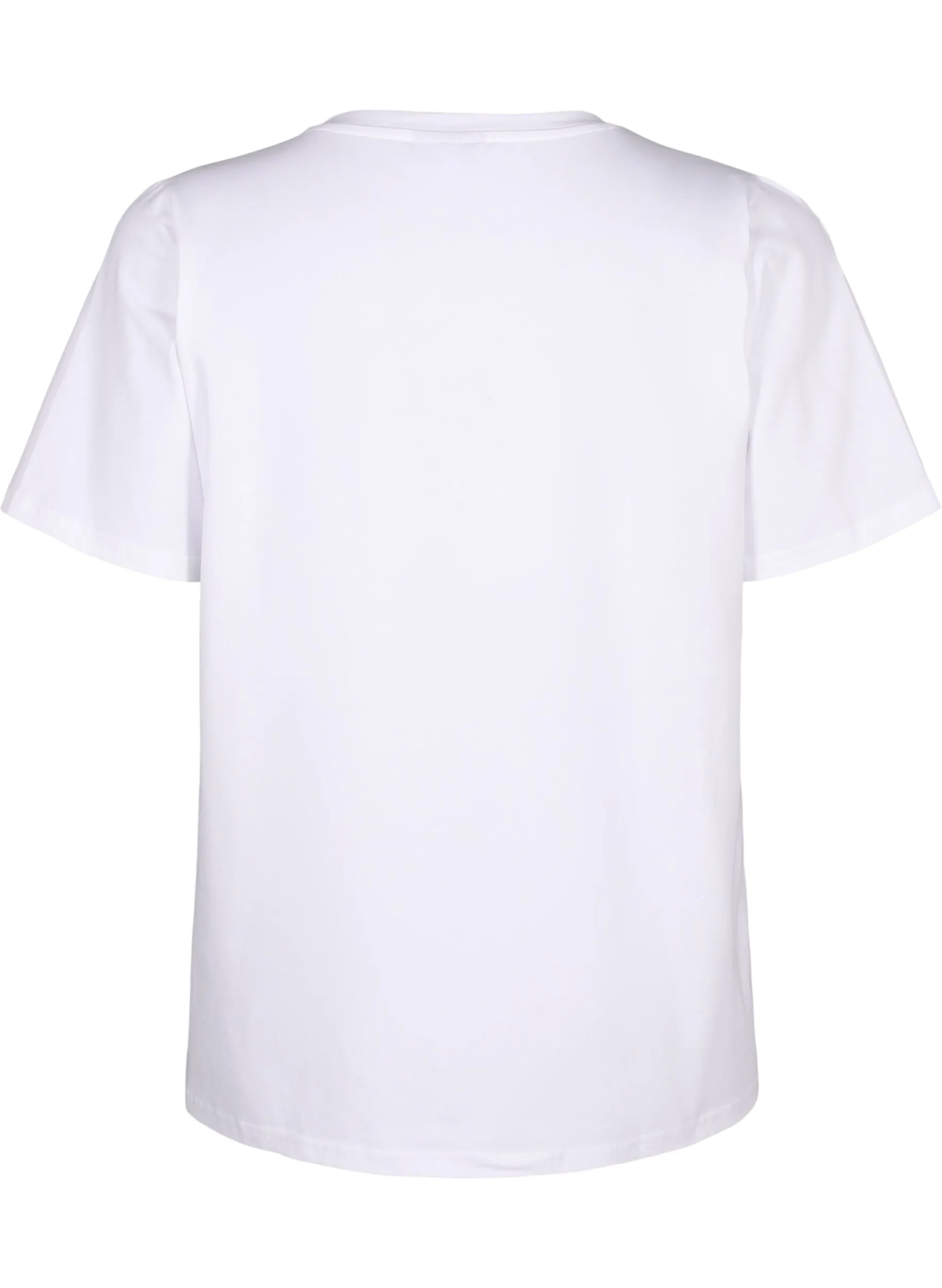 Zizzi Polly T-Shirt in White